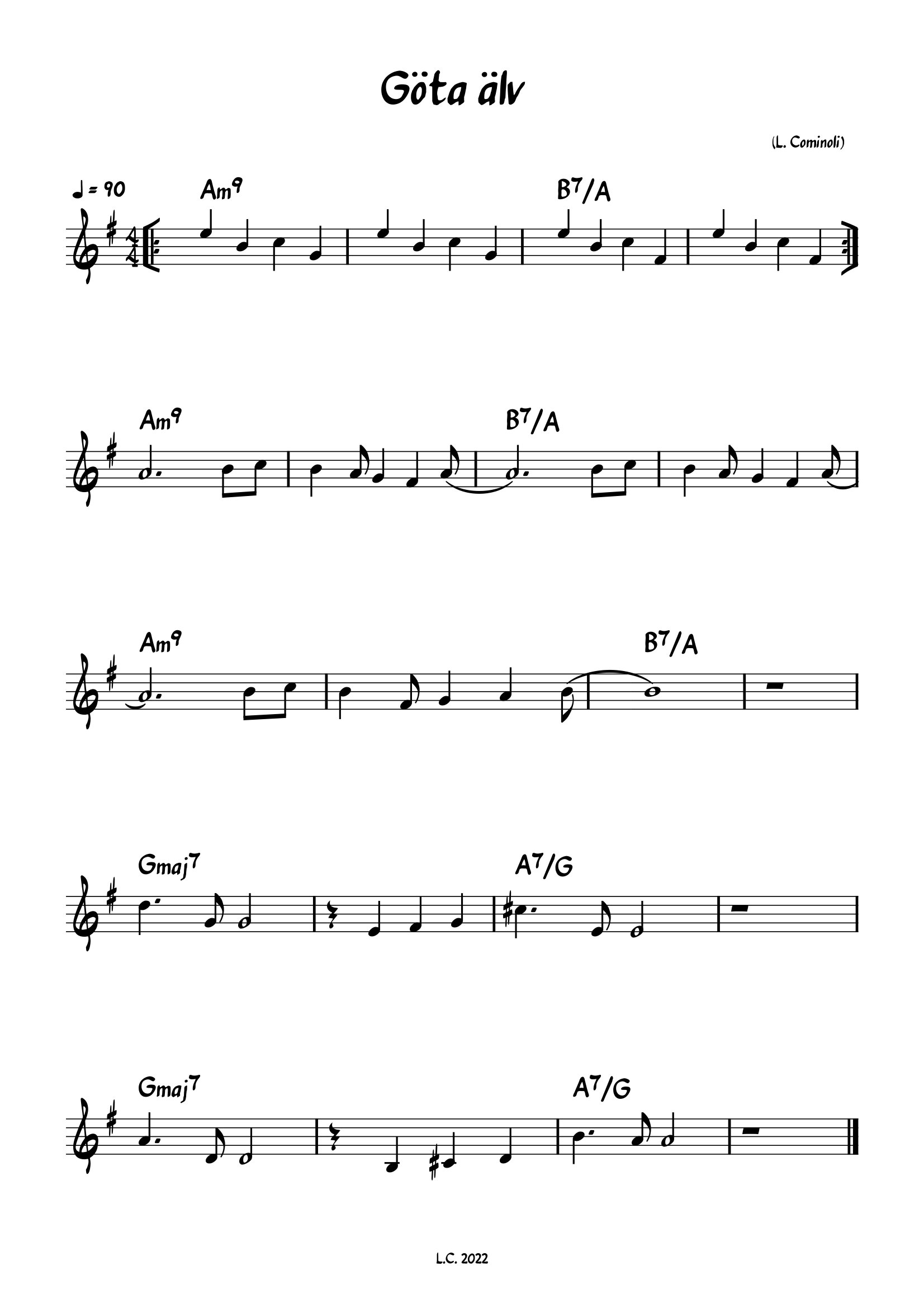 Göta älv - Lorenzo Cominoli