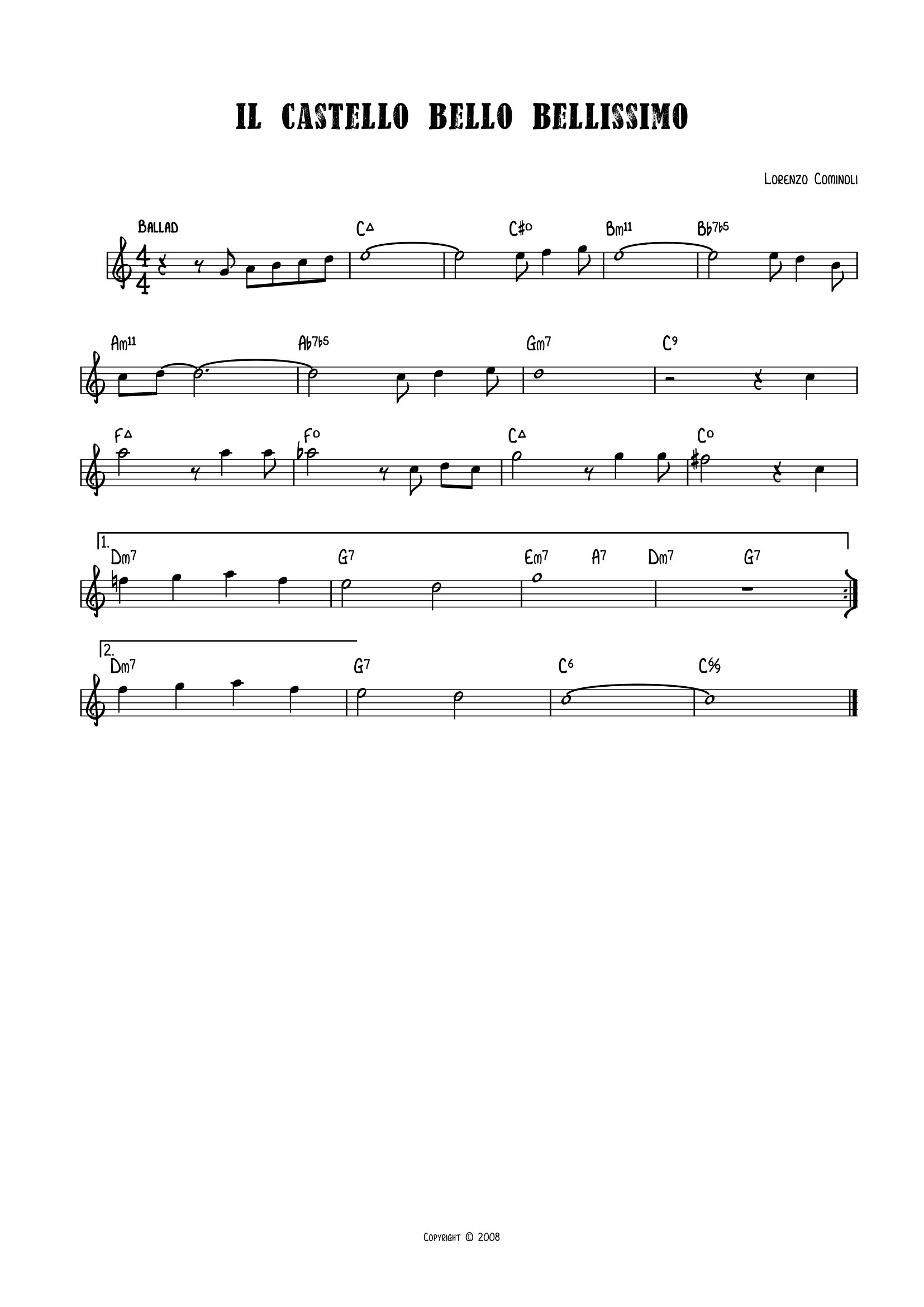 Il Castello bello bellissimo - Lorenzo Cominoli