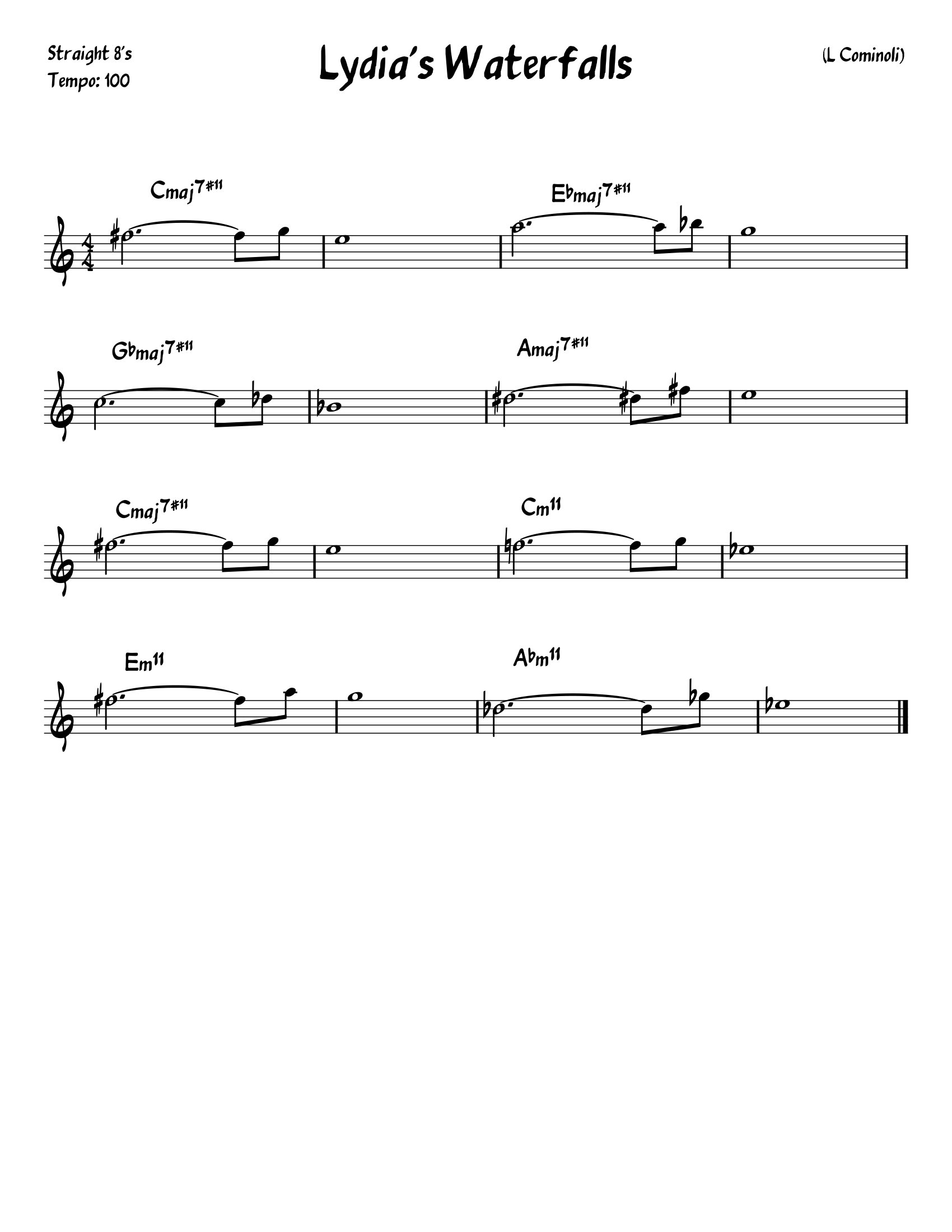 Lydia's Waterfalls - Lorenzo Cominoli